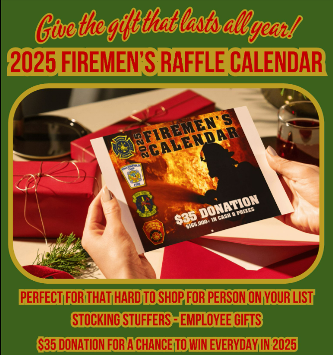 2025 Fireman's Raffle Calendar Now on Sale Waynesburg Franklin